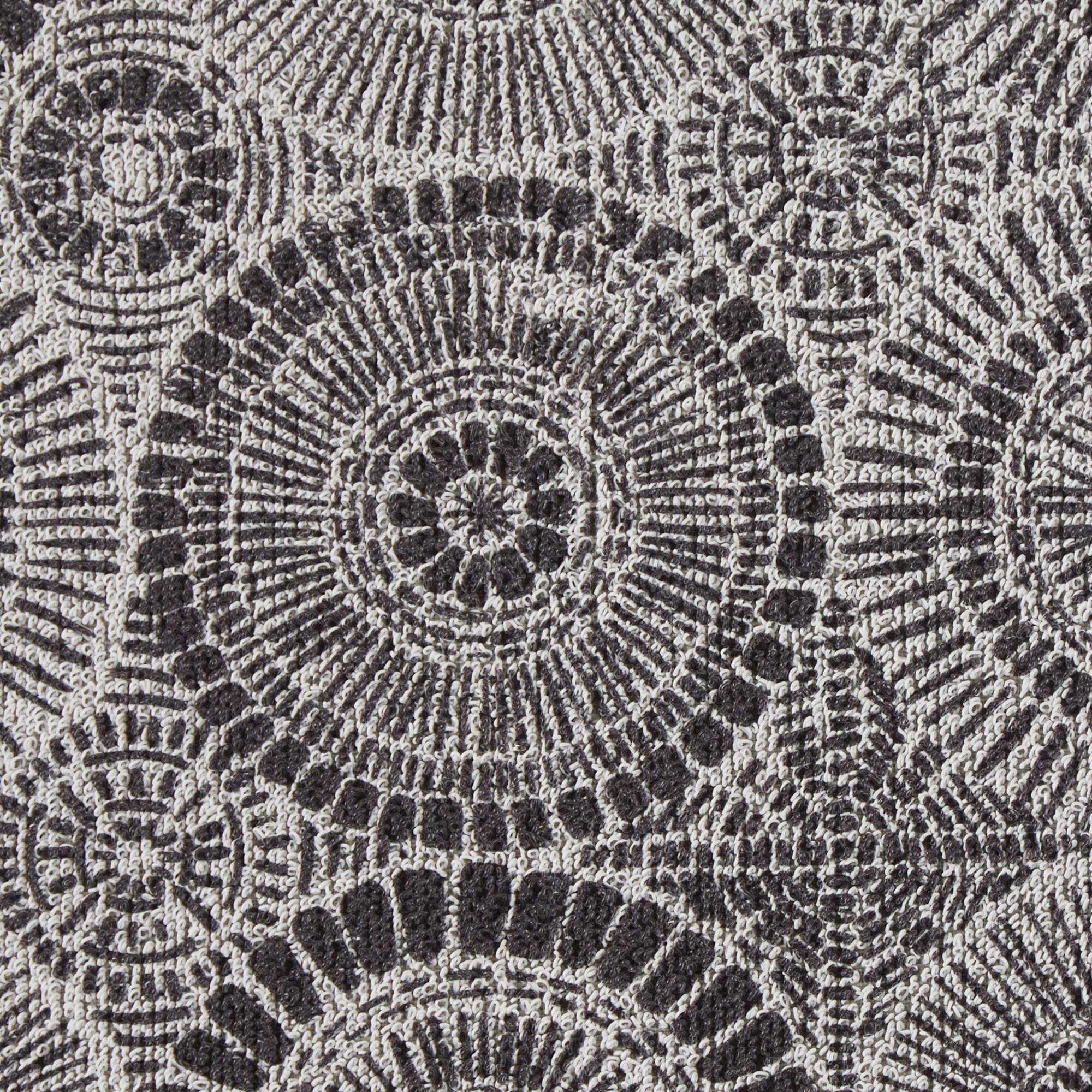 Black Kaleidoscope Tufted Mat